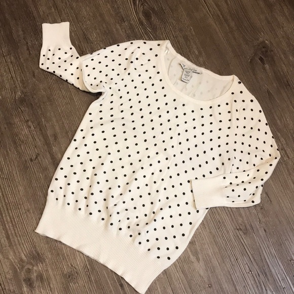 American Rag polka dot sweater - Picture 1 of 5